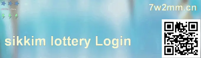 Rectangular login guidance visual for sikkim lottery, showing domain verification and safe sign-in cues